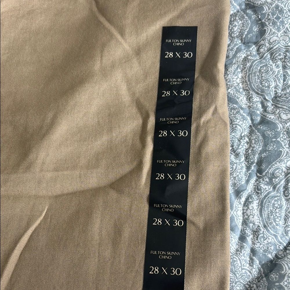 NWT Banana Republic Fulton Stretch Chino 28x30 - Picture 6 of 7